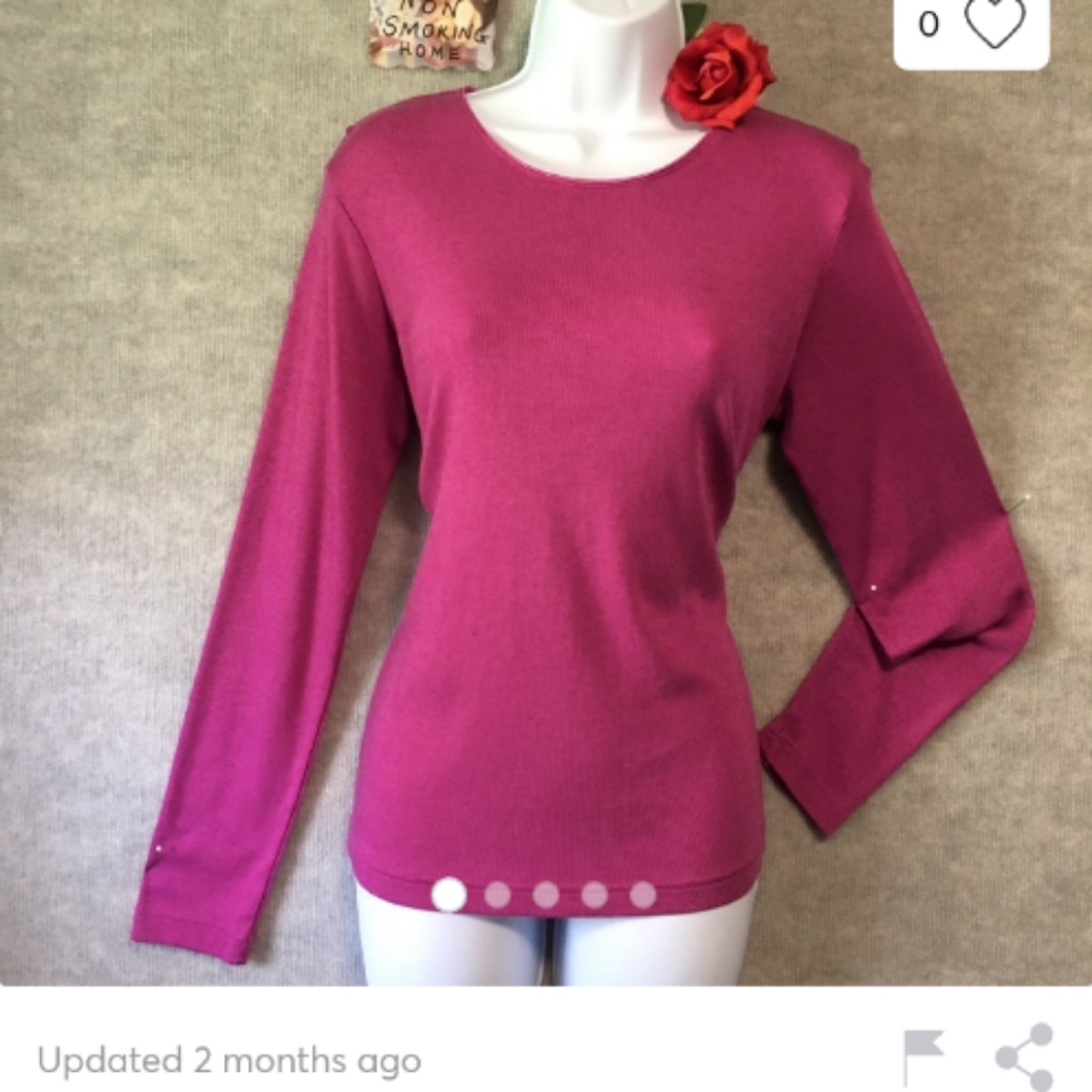 Pink studded blouse